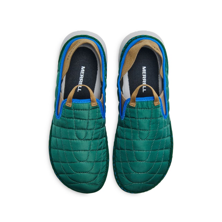 Chaussure Casual Merrell Hut Moc Vert Homme | Q.Z.KOAQ